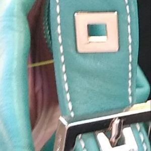 Turquoise Perlina Purse